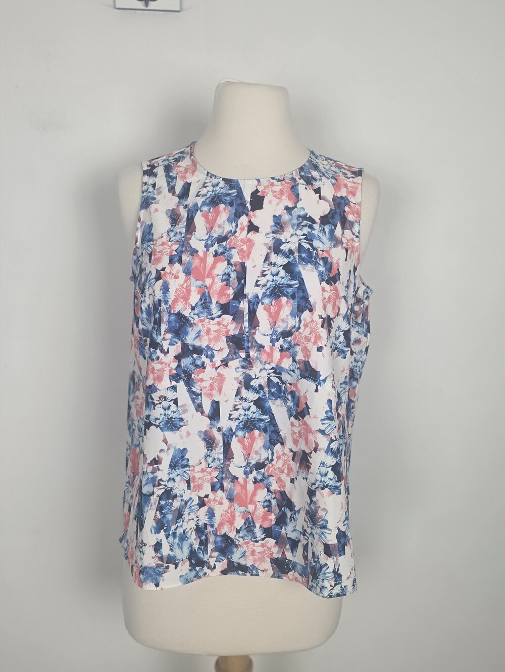Disney Floral Sleeveless Top - Blue and Pink